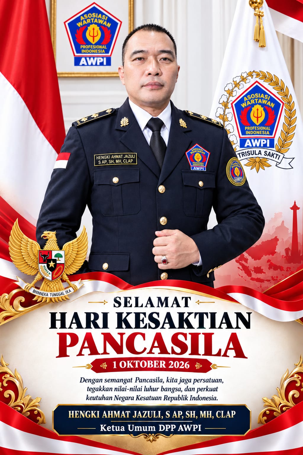 https://bintasara.com/Ketua Umum Dewan Pimpinan Pusat Asosiasi Wartawan Profesional Indonesia (DPP AWPI), Hengki Ahmat Jazuli, S.AP., S.H., M.H., CLAP,